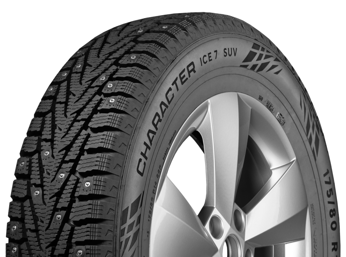 Шина Ikon Tyres 225/75 R16 108T XL Character Ice 7 SUV Studded (Nordman 7 SUV) шипованные Шина Ikon Tyres 225/75 R16 108T XL Character Ice 7 SUV Studded (Nordman 7 SUV) шипованные