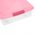 Короб для хранения IRIS THIN BOX 85л, прозрачный-розовый